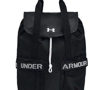 Under Armour Black and White Backpack